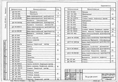 Состав фльбома. Серия 07.401-1 ДвериВыпуск 1 Двери комбинированные одностворчатые ДК 3,5-2, ДК 3,5-3, ДК 3,5-4. Двери комбинированные одностворчатые наклонные ДКН 3,5-2, ДКН 3,5-3, ДКН 3,5-4. Рабочие чертежи.