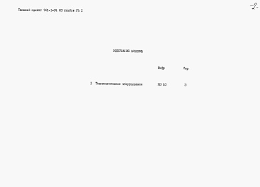 Состав фльбома. Типовой проект 901-1-94.88Альбом 8 Часть 1 Спецификация оборудования