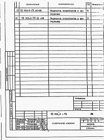 Состав фльбома. Типовой проект 901-3-176Альбом 7 Ведомости потребности в материалах.  Часть 1. Отделение контактных осветлителей.  Часть 2. Отделение барабанных сеток.  