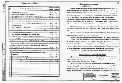 Состав фльбома. Типовой проект 902-2-44Альбом 1 Технологическая часть