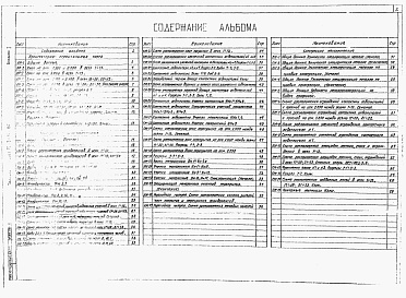 Состав фльбома. Типовой проект 901-3-204.85Альбом 1 Архитектурно-строительная часть отделения контактных осветлителей.  