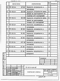 Состав фльбома. Типовой проект 901-3-204.85Альбом 6 Ведомости потребности в материалах. Часть 1 Отделение контактных осветлителей. Часть 2 Отделение барабанных сеток.  