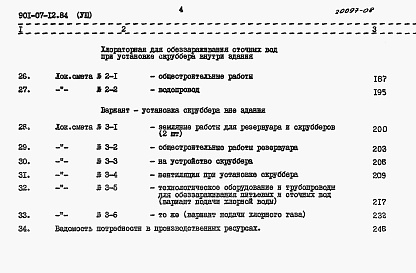 Состав фльбома. Типовой проект 901-07-12.84Альбом 8 Сметы 