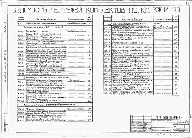 Состав фльбома. Типовой проект 901-6-59Альбом 6 Шестисекционные градирни