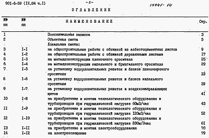 Состав фльбома. Типовой проект 901-6-59Альбом 9 Сметы. Часть 1, часть 2, часть 3, часть 4, часть 5