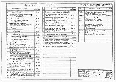 Состав фльбома. Типовой проект 902-1-8Альбом 2 Архитектурно-строительная часть. Глубина заложения подводящего коллектора 5 м (при отсутствии грунтовых вод)