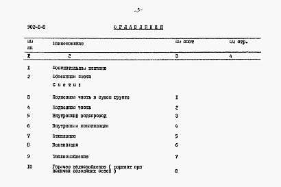 Состав фльбома. Типовой проект 902-1-8Альбом 11 Сметы. При глубине заложения подводящего коллектора 5 м (при отсутствии грунтовых вод)