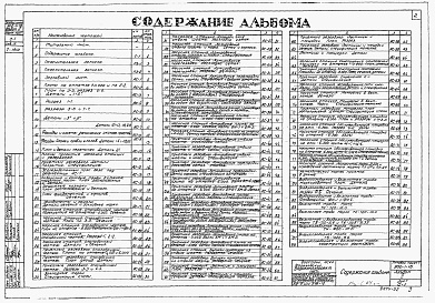 Состав фльбома. Типовой проект 902-1-16Альбом 2 Архитектурно-строительная часть при глубине заложения подводящего коллектора 7 м