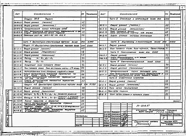 Состав фльбома. Типовой проект 24-0218.87Альбом 1 Части 01,02,03,05,1,2,3,4,5,6 Архитектурно-строительные чертежи ниже и выше отметки 0.000. Отопление и вентиляция. Водопровод и канализация. Электроосвещение. Газоснабжение. Электрооборудование. Устройства связи