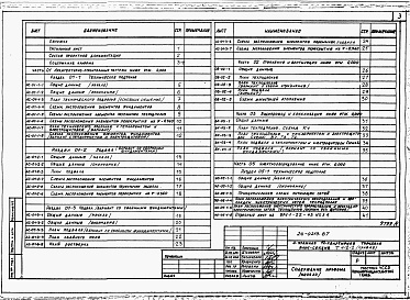 Состав фльбома. Типовой проект 24-0219.87Альбом 2 Части 01,02,03,05,1,2,3,4,5,6 Архитектурно-строительные чертежи ниже и выше отметки 0.000. Отопление и вентиляция. Водопровод и канализация. Электроосвещение. Газоснабжение. Электрооборудование. Устройства связи 