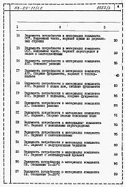 Состав фльбома. Типовой проект 113-24-77/1.2Альбом 5 Ведомости потребности в материалах 