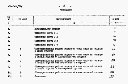 Состав фльбома. Типовой проект 902-1-22Альбом 9 Сметы (глубина заложения подводящего коллектора 5,5 м)