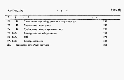 Состав фльбома. Типовой проект 902-1-22Альбом 14 Сметы (глубина заложения подводящего коллектора 7 м). Вариант в сборных конструкциях