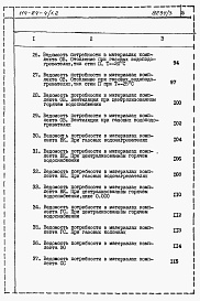 Состав фльбома. Типовой проект 114-24-4/1.2Альбом 3 Ведомости потребности в материалах