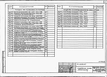 Состав фльбома. Типовой проект 114-24-224.87Альбом 6 Примененный из ТП 24-0228.87 Часть 10 Монтажные узлы и детали