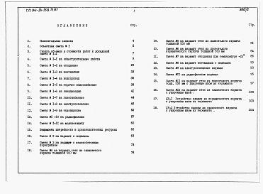 Состав фльбома. Типовой проект 144-24-258.13.87Альбом 3 Сметы