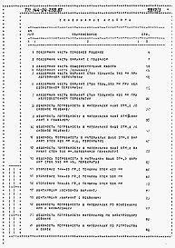 Состав фльбома. Типовой проект 144-24-258.13.87Альбом 4 Ведомости потребности в материалах