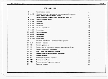 Состав фльбома. Типовой проект 144-24-271.13.87Альбом 3 Сметы