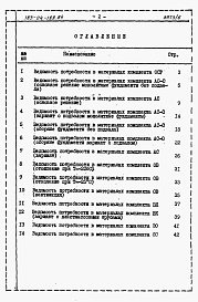 Состав фльбома. Типовой проект 183-24-188.84Альбом 6 Ведомости потребности в материалах