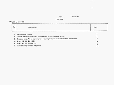 Состав фльбома. Типовой проект 820-1-099.90Альбом 2 Сметы. Ведомости потребности в материалах