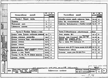 Состав фльбома. Типовой проект 184-24-11.13.87Альбом 2 Типовые узлы и детали, изделия заводского изготовления