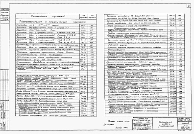 Состав фльбома. Типовой проект 902-2-68Альбом 1 Часть 1 - Общая пояснительная записка и архитектурно-строительная часть. Часть 2 - Технологическая, механическая и электротехническая части