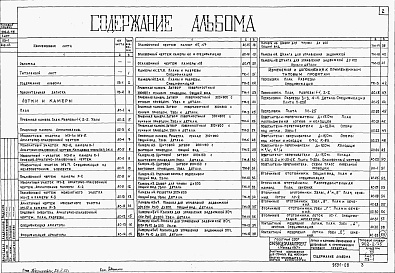 Состав фльбома. Типовой проект 902-2-75Альбом 8 Лотки и камеры изменения и дополнения к примененным типовым проектам