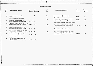 Состав фльбома. Типовой проект 902-1-64Альбом 6 Заказные спецификации (из ТП 902-1-60)   