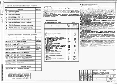 Состав фльбома. Типовой проект 409-015-135.93Альбом 1 Технологические чертежи