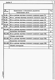 Состав фльбома. Типовой проект 902-1-146.2.88Альбом 9 Ведомости потребности в материалах