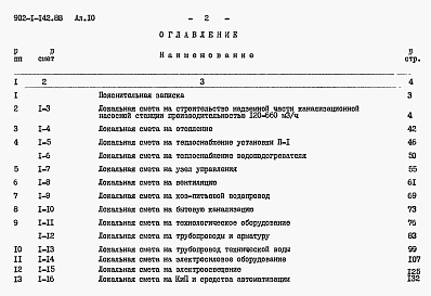 Состав фльбома. Типовой проект 902-1-146.2.88Альбом 10 Сметы. Общая часть из ТП 902-1-142.88