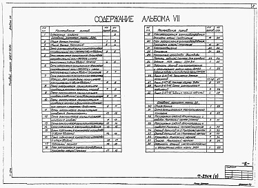 Состав фльбома. Типовой проект 902-1-72.83Альбом 7 Электрооборудование, автоматизация и технологический контроль (из ТП 902-1-70.83)   