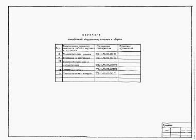 Состав фльбома. Типовой проект 902-1-81.83Альбом 8 Сборник спецификаций оборудования (из ТП 902-1-78.83)   