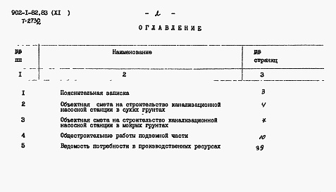 Состав фльбома. Типовой проект 902-1-82.83Альбом 11 Сметы. Подземная часть (опускной способ в сухих и мокрых грунтах)