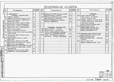 Состав фльбома. Типовой проект 902-1-103.85Альбом 5 Строительные решения. Подземная часть