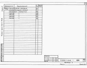 Состав фльбома. Типовой проект 902-1-104.86Альбом 4 Архитектурно-строительные решения. Надземная часть. Изделия.     