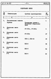 Состав фльбома. Типовой проект 67-0-56.87Альбом 3 Сметы