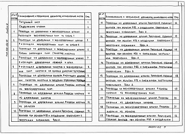 Состав фльбома. Типовой проект 509-032.90Альбом 2 Настилы переездов. Рабочие чертежи    