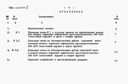 Состав фльбома. Типовой проект 902-1-123.87Альбом 11 Сметы. Подземная часть.