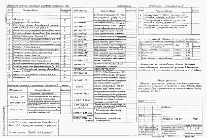 Состав фльбома. Типовой проект 902-2-470.89Альбом 3 Отстойники. Конструкции железобетонные     