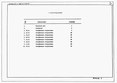 Состав фльбома. Типовой проект 902-2-437.87Альбом 7 Спецификации оборудования (из тп 902-2-436.87)