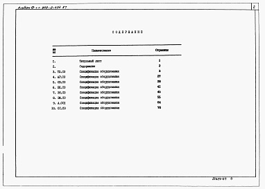 Состав фльбома. Типовой проект 902-2-435.87Альбом 7 Спецификации оборудования (из ТП 902-2-434.87)  