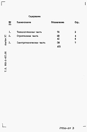 Состав фльбома. Типовой проект 902-2-411.86Альбом 6 Ведомости потребности в материалах    