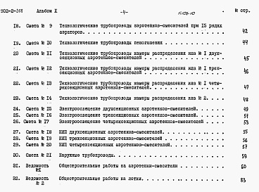 Состав фльбома. Типовой проект 902-2-268Альбом 10 Сметы   