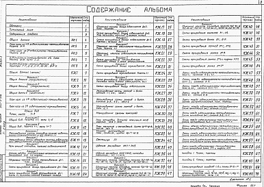 Состав фльбома. Типовой проект 902-2-316Альбом 2 Технологическая и строительная части