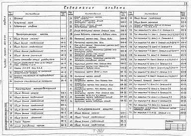 Состав фльбома. Типовой проект 902-2-349Альбом 1 Технологическая часть. Конструкции железобетонные. Антикоррозийная защита