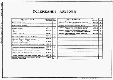 Состав фльбома. Типовой проект 902-2-331Альбом 2 Тип 6 Технологическая и строительная части. Q = 17000 - 25000 куб. м/сутки  