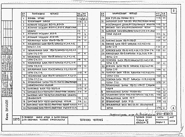 Состав фльбома. Типовой проект 67-049.84Альбом 3 Примененный из ТП 67-015/75/1, 67-016/75/1, 67-017/75/1 Изделия заводского изготовления