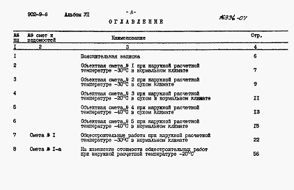 Состав фльбома. Типовой проект 902-9-6Альбом 7 Сметы (стены панельные)  