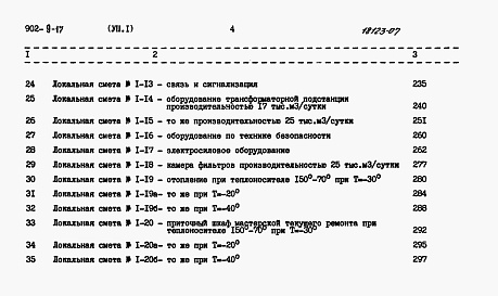 Состав фльбома. Типовой проект 902-9-17Альбом 8 Сметы. Часть 1, часть 2